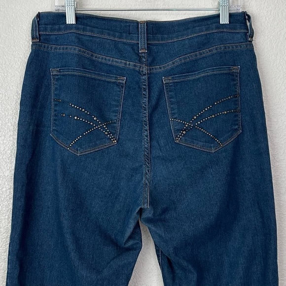 NYDJ Liftuck Blue Denim Modern Bootcut Jeans, Size 12 - Picture 6 of 12